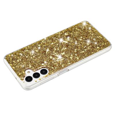 For Samsung Galaxy S24+ TPU Phone Case Epoxy Glittery Powder Cell Phone Cover