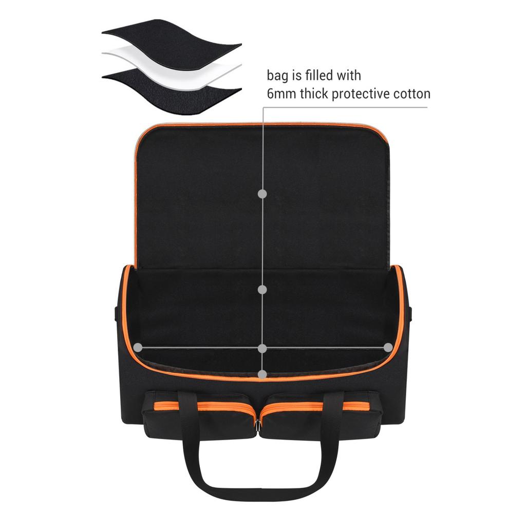 Carrying Case for Bluetooth-compatible Speaker Portable Speakers Outdoor Box Storage Case Soft Travel Storage Bag