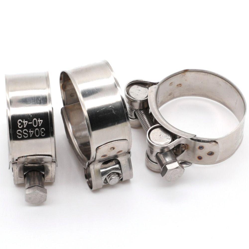 Powerful Tube Clamps T Bolt Exhaust Air Sealing New Pipe Clip