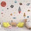 Wall Stickers Spaceship 30*90CM Cartoon PVC for Bedroom Living Room