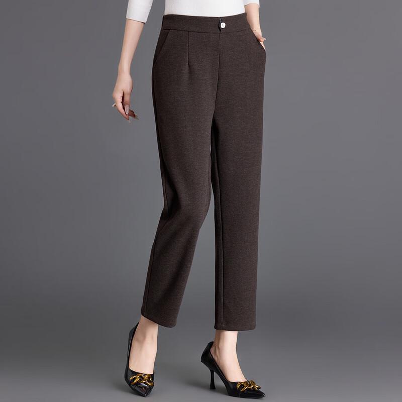 

Женские повседневные брюки прямого кроя для среднего возраста 5XL