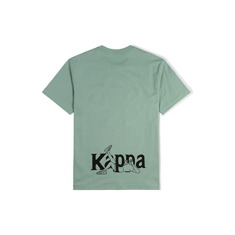Kappa X SUNDOUDOUCHAHUASHI SS22 Drop Shoulder Sleeve T Shirt Men's K0C32TD69