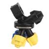 High Pressure Atomization Sprayer Nozzle 3 Heads Fan Shaped Agricultural Pesticide Mist Nozzle Drip Proof Tractor Nozzle