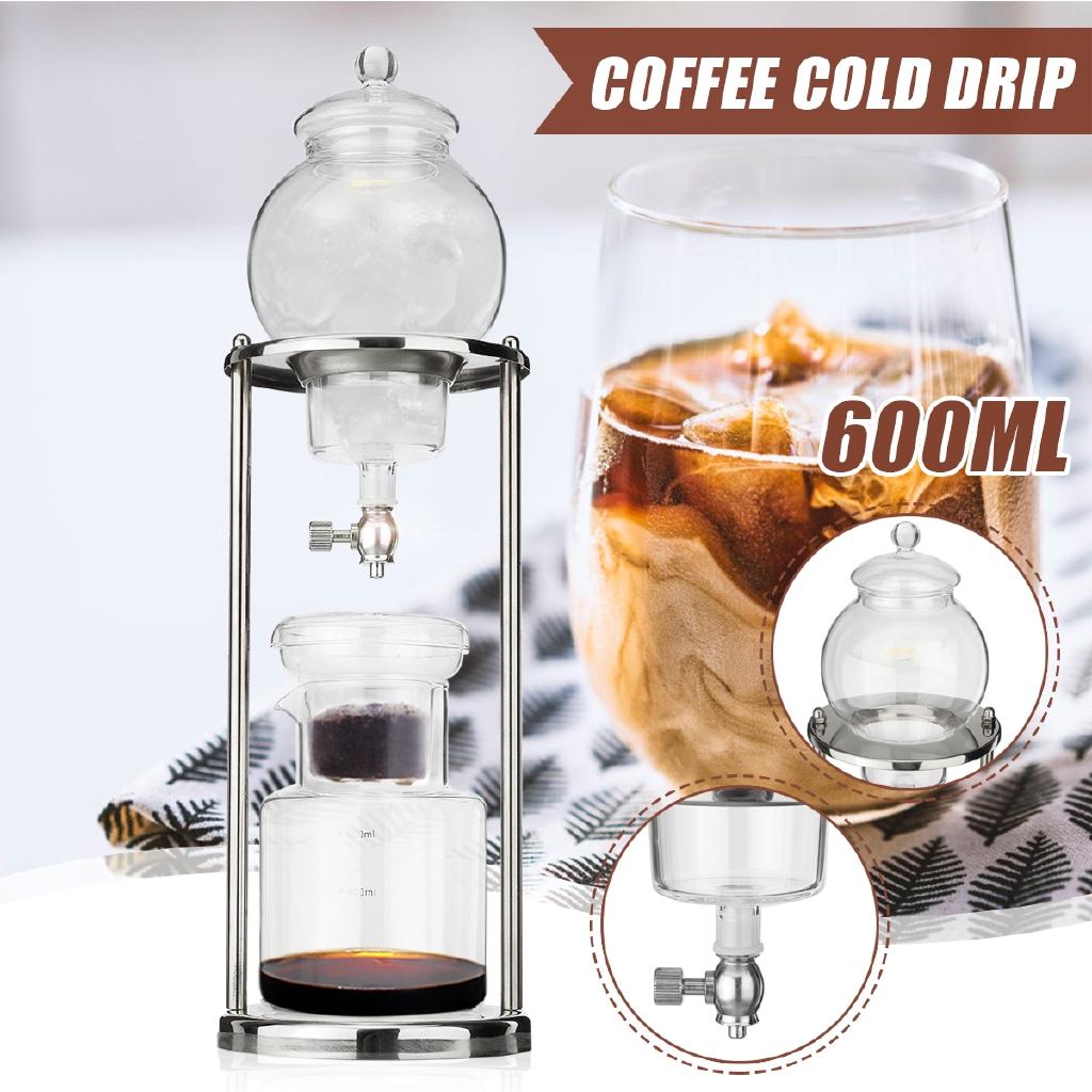 600ML 8 Cups Modern Dutch Coffee Water Drip Cold Ice Drip Coffee Maker Serve For Coffee Brewer Tool Household