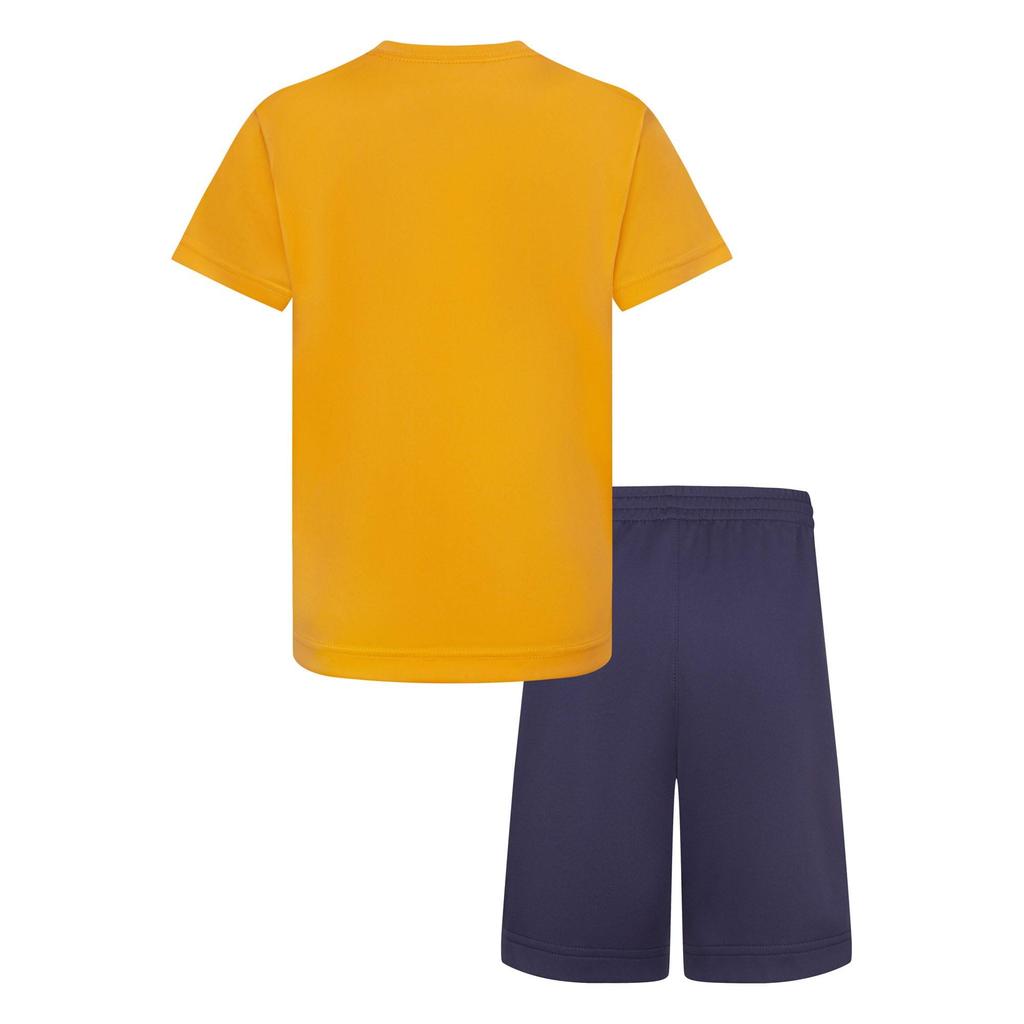 Nike Childrens/Kids Blocked Top & Shorts Set