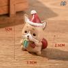 Christmas Series Craft Resin Animal Party Creative Mini Christma Tree Old Girl Kids Cute Gift Home Decoration Supplies Decor