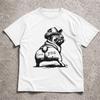 Funny Cowboy Dog Tshirt Dog Lover Humor Print Tshirts for Men Women Couple Gifts Retro Design Casual Short Sleeve Tee