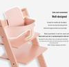 Compatible Children's Solid Wood High Chair Tray & Guard Rail for STOKKE Tripp Trapp, Eco-Friendly, Matches Original Design