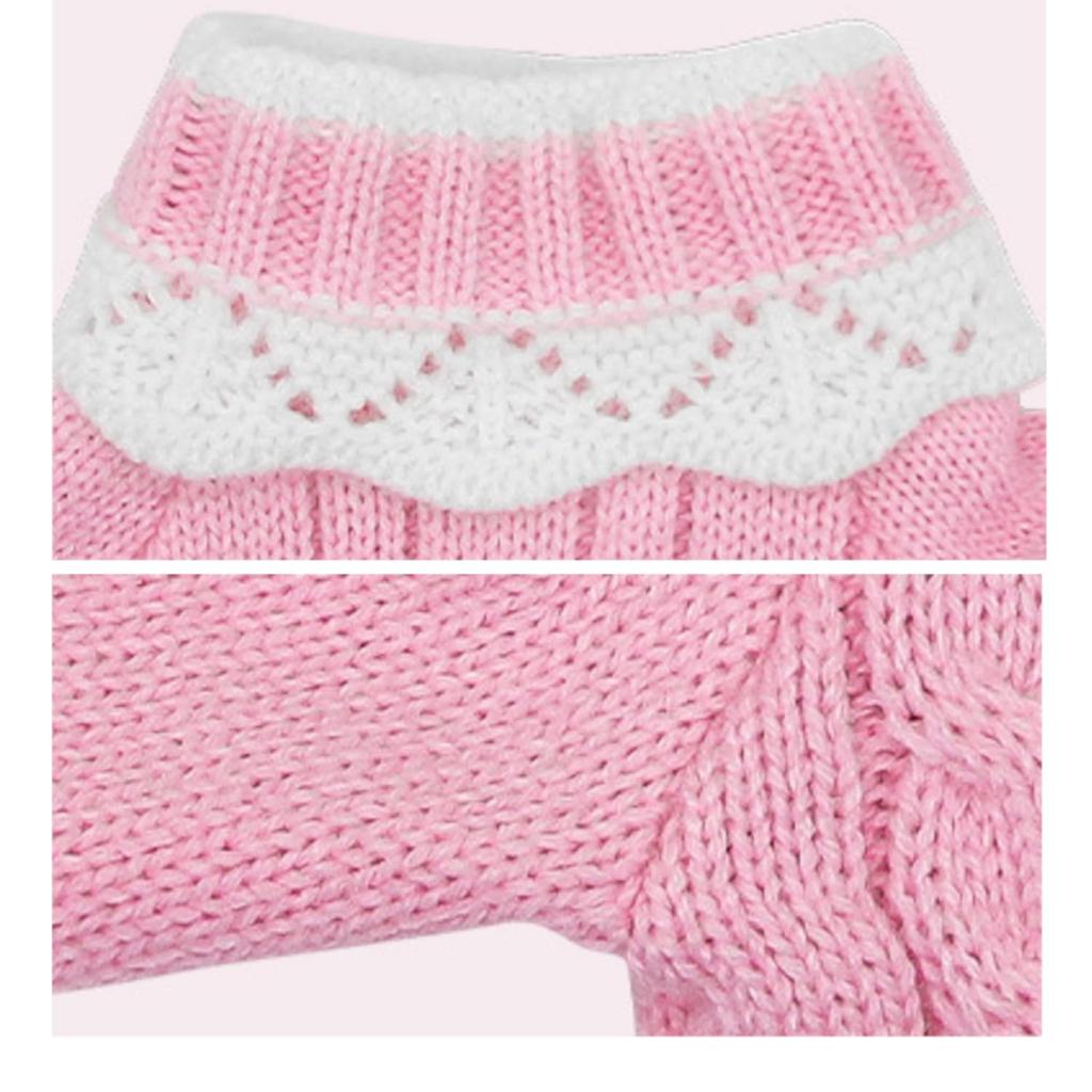 [OLYOLY] 13 (60 cm) Puppenkleidung Anziehset Niedlicher Strickpullover Einteiler Rosa Prinzessin Miniatur Puppenfigur Kostüm Unterwäsche (06 Pullover + Mütze +