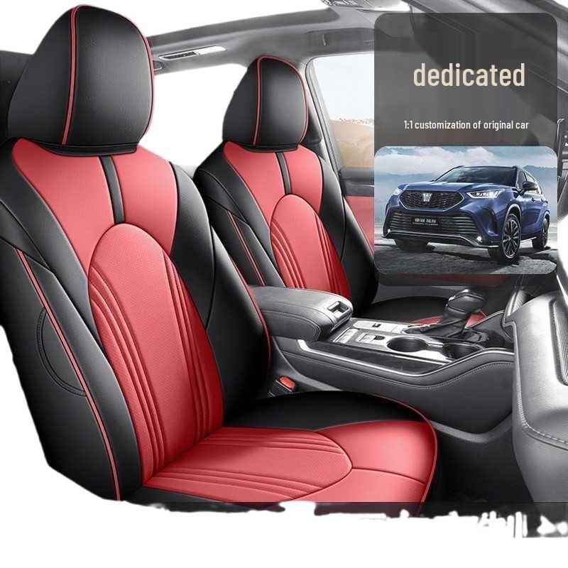 Leather Seat Covers for 2024 Toyota Crown Kluger 2.5L 4WD Luxury Full Coverage