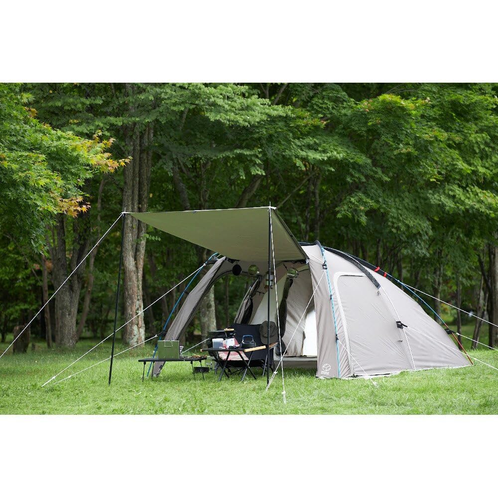 Whole Earth Outdoor Camping Tent for 1-2 People EARTH TRIPPER SC WE2KDA04 Dark Gray
