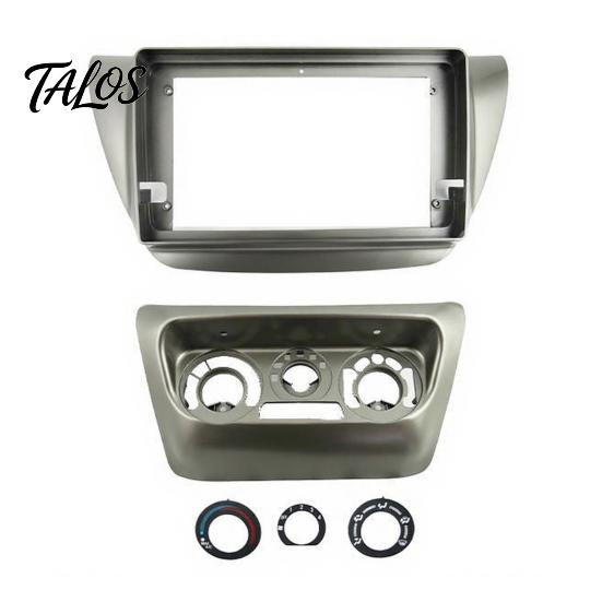 Double Din Fascia 9 Inch Car Radio Dash Kit for Lancer IX 2006, Navigation Stereo Installation Panel, Center Console Replacement Frame Android