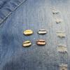 European & American Coffee Utensil Badge Series: Metal Coffee Bean Brooch Lapel Pin Accessories