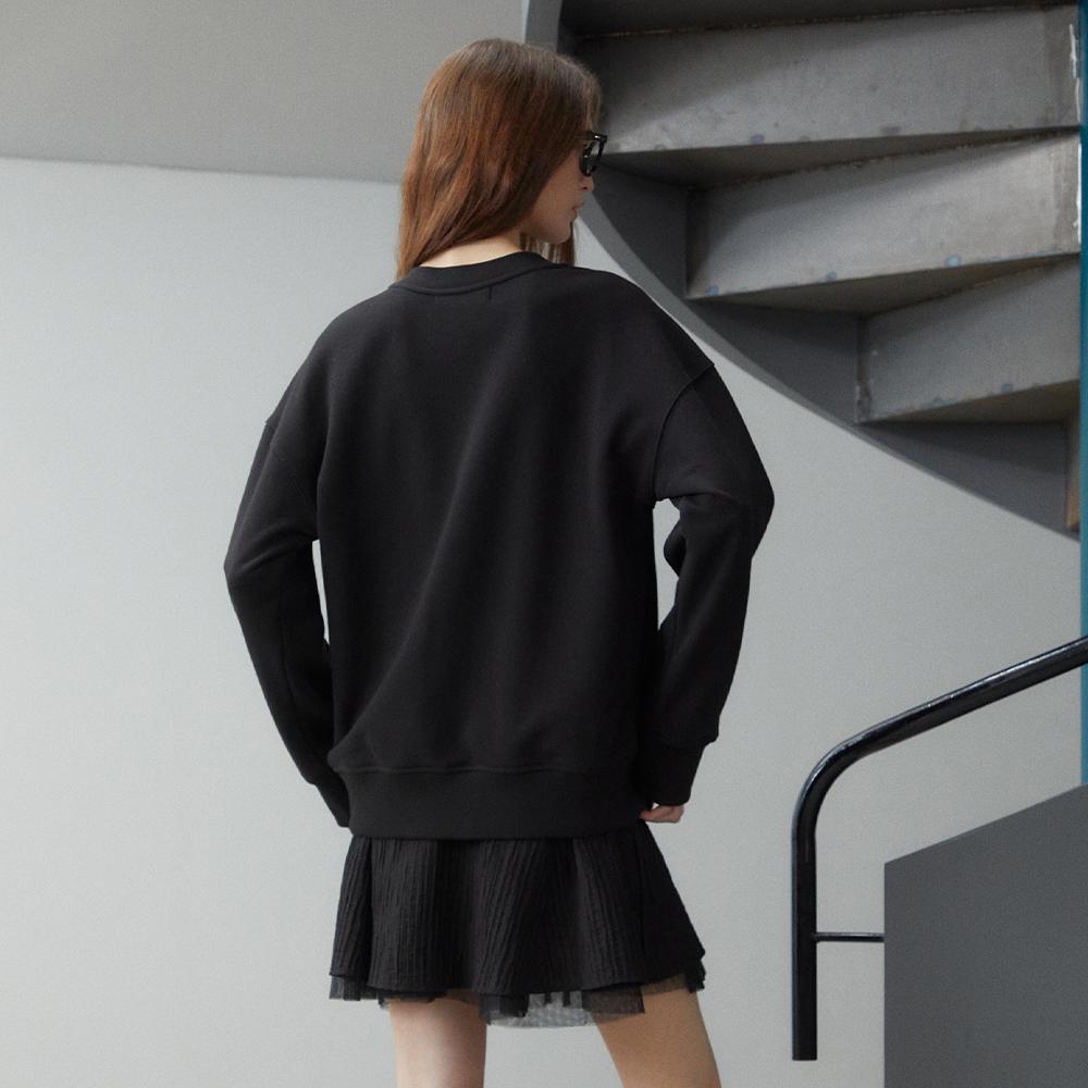 Egoiseuteu [Capsule Line] Zipper Detail Oversized T-Shirt Es2Cl361
