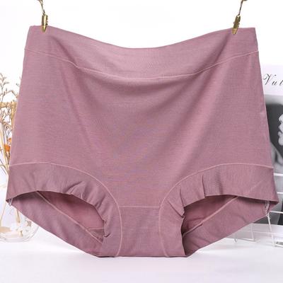 No Show High Waist Cotton Underwear for Women Full Coverage Postpartum Briefs Plus Size Seamless Stretch Panties