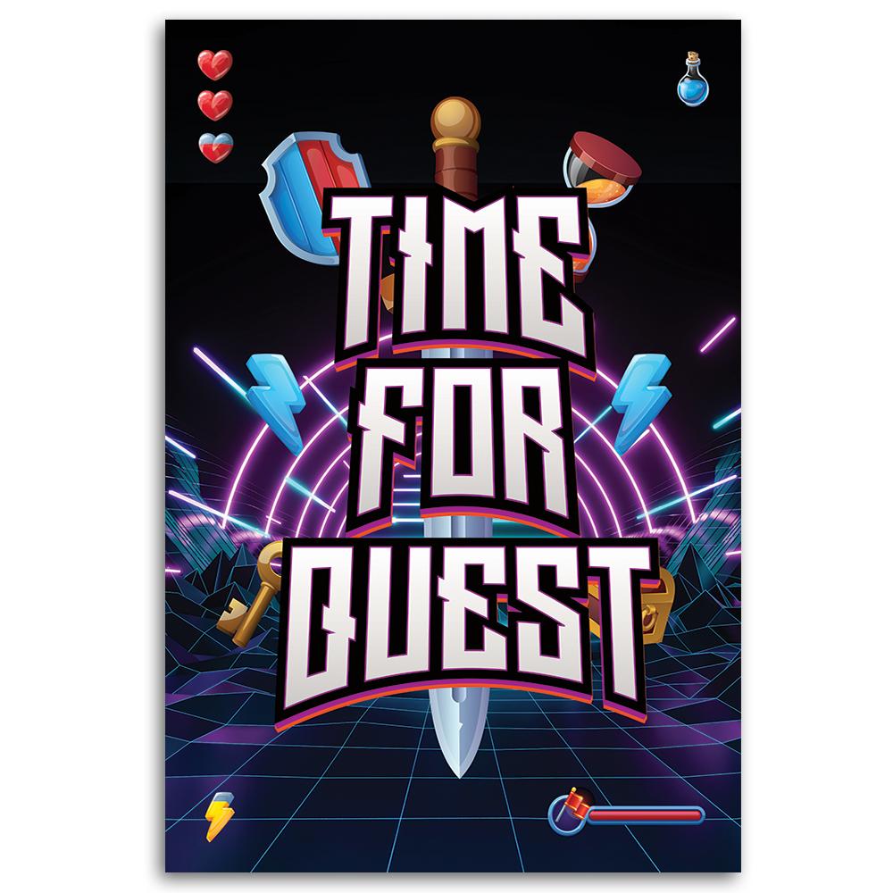 Canvas Print, Time for Quest for Players