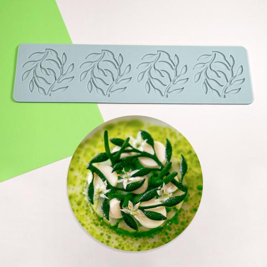 Baking Printing Mold Flexible Multi-Grid Non-Stick Heat Resistant Food Grade Silicone Cake Decorating Mold Kitchen Baking Accessory