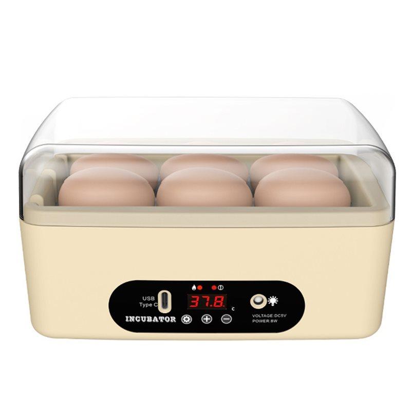 A84E-USB Mini Egg Incubator Electric Farm Smart Egg Hatcher For Chicken Duck And Goose Small Eggs