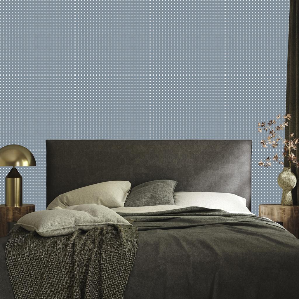 Blue Dots Wallpaper for Living Room and Bedroom 50x1000