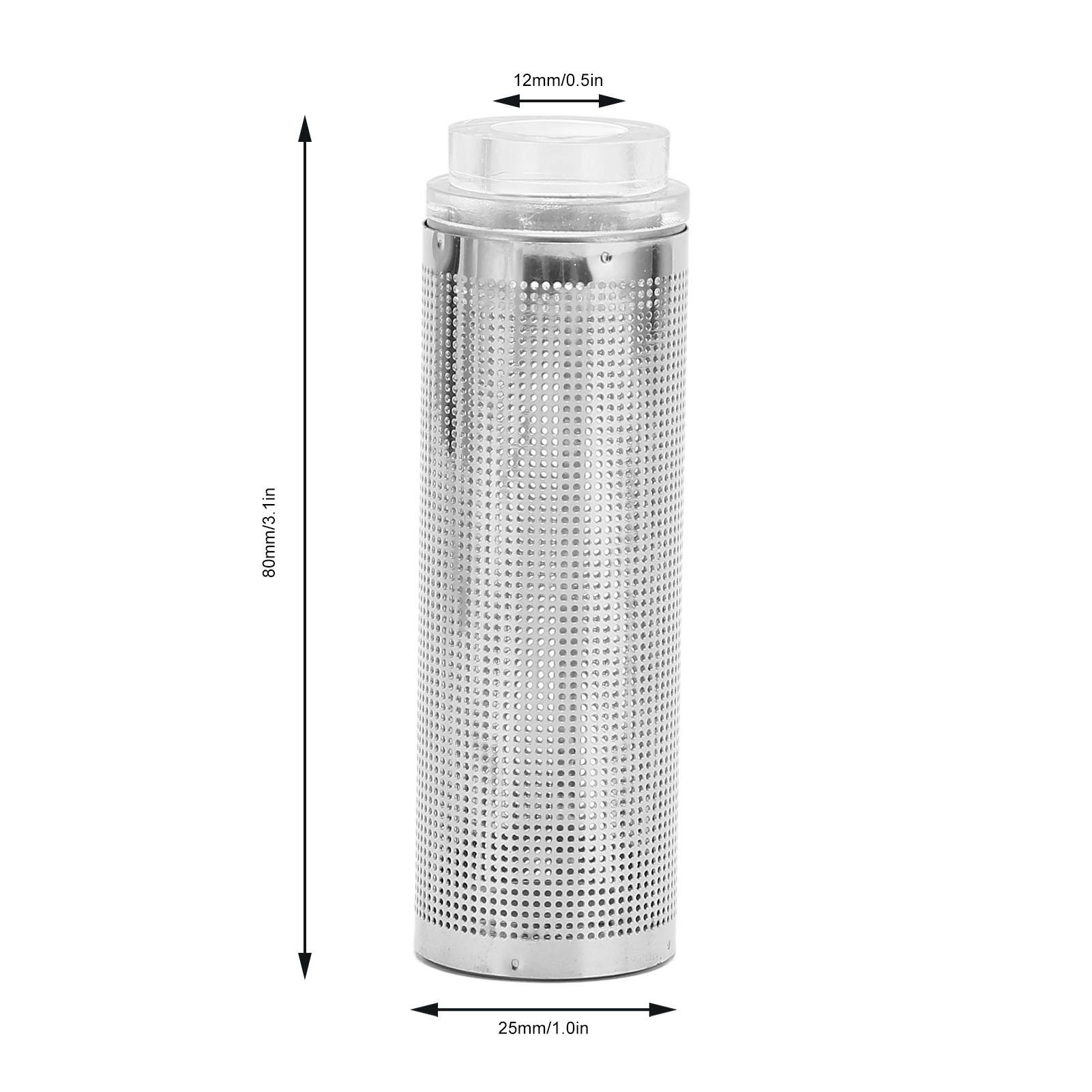 

Aquarium Filter Guard Stainless Steel Acrylic Fish Tank Intake Strainer Cover for Protecting Fish Shrimp Inhalation