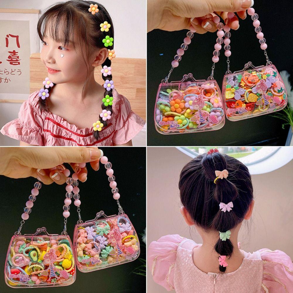 Sweet Hair Ropes Cute Cartoon Headbands Fashion Bow Hair Ties  for Kids