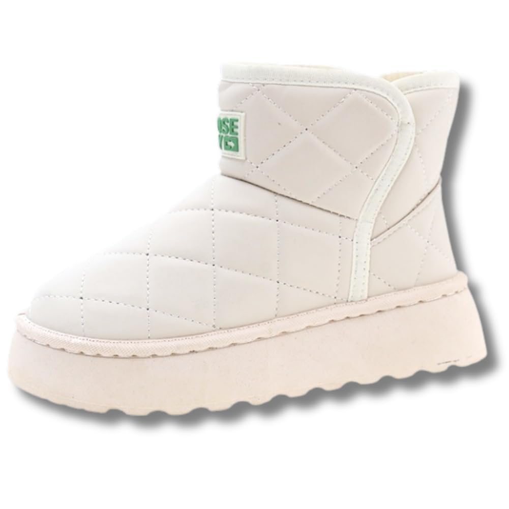 ALVEIN Snow Outdoor Cold Solid Japanese Shoe Women's Boots, Shoes, Fleece-Lined, Trekking, High-Top, Waterproof, Weather, Color, Abrasion-Resistant,