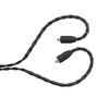 Enhanceds Sound Quality 4 Braideds Wire Cable Triple Button Mics MMCX Connectors for SE425 SE535 Headphones