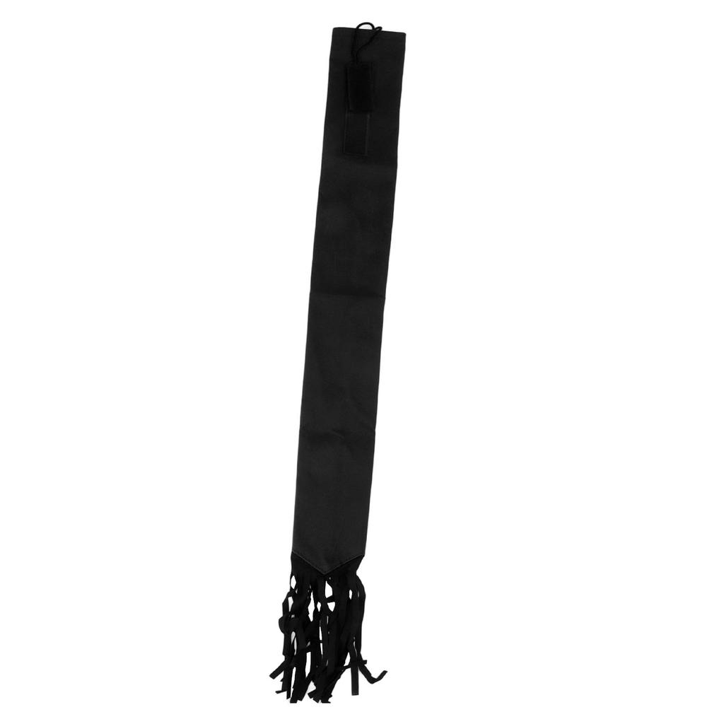 Horse Tail Protection Bag Non Woven Fabric Horsetail Guard with Fringe Hook and Loop Design Black