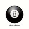 Magic 8 Ball - A Mysterious Answer Ball with a Glossy Black Exterior and White Number 8 Interior - Party Prediction Game