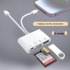 "Universal Multi-function TYPE-C to USB Card Reader for CF, SD, and TF Cards"