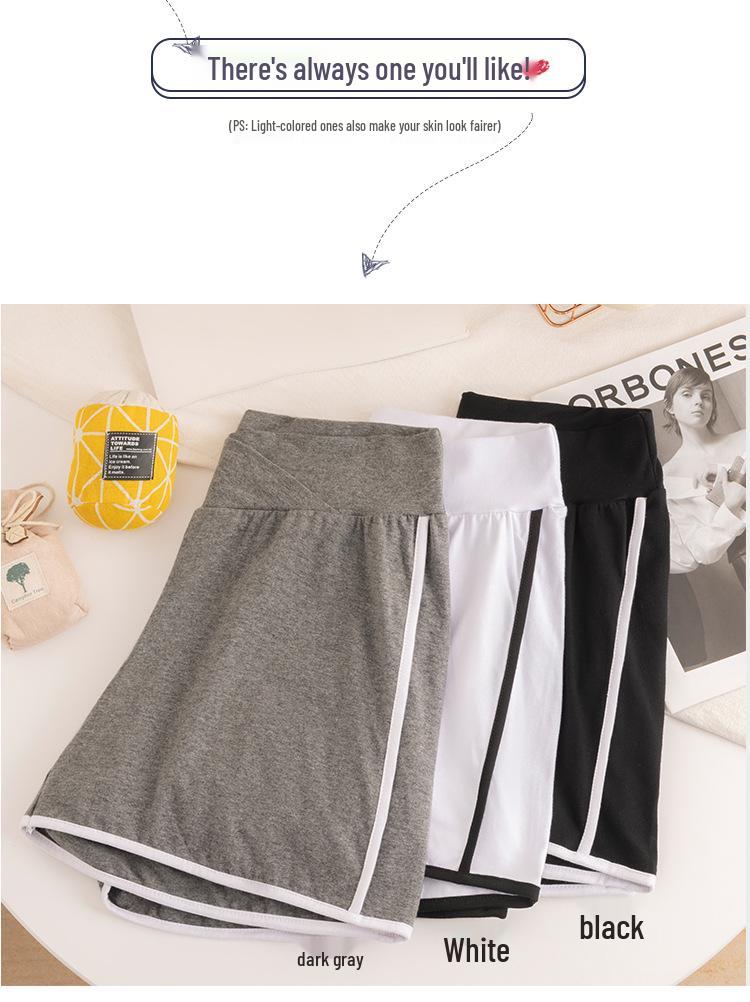 Women's Summer Maternity Wide Leg Low Waist Casual Sports Shorts