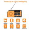 2022 NOAA Multi-function Solar Hand-crank Radio with Reading Light and Power Bank