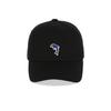 DOLPHIN WAVE APPAREL Dolphin Mini Embroidered Ball Cap Black