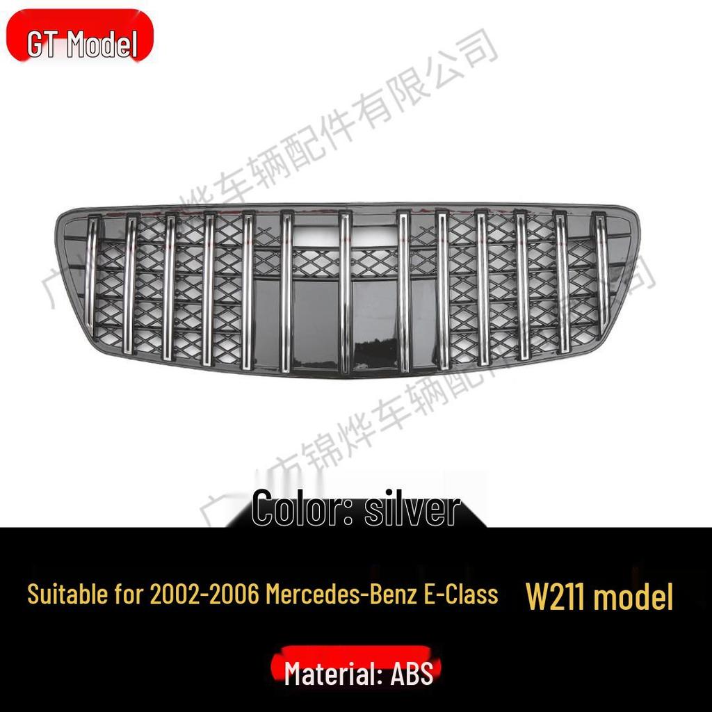 GT Style Front Bumper Air Intake Grille for 2002-2009 Mercedes E-Class W211