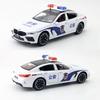 Alloy Police Mh8 Car Model With Acousto Optic Design For Gift Children