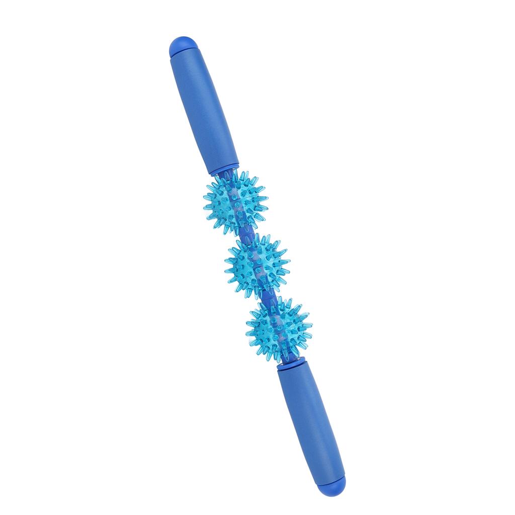 Massage Roller Stick with 3 Massage Balls 360 Degree Massage Fascia Muscle Roller Massage Roller