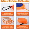 Clothesline Laundry Drying Rope 8M Outdoor Clothes Line Windproof Anti-slip Retractable Cord for Laundry Drying Line Camping