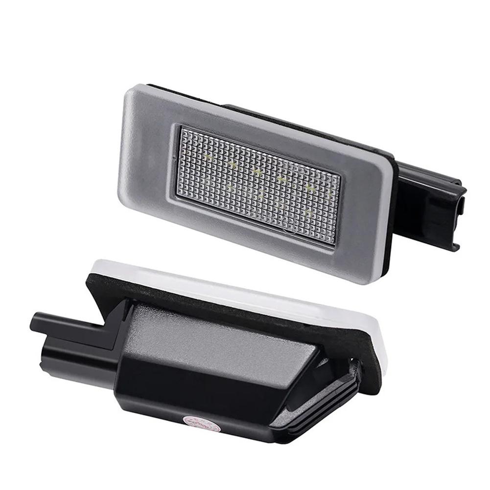LED Car License Plate Lamps For Peugeot 208 2008 308 3008 5008 II 207 CC LED Number Plate Lamp For Citroen DS3 C3 MK3 DS5 C5