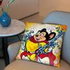 The Mighty Mouse Playhouse Cushion Cover 2-in-1 Reversible Plush Pillow Cover | Car/Sofa/Bed | Perfect Gift