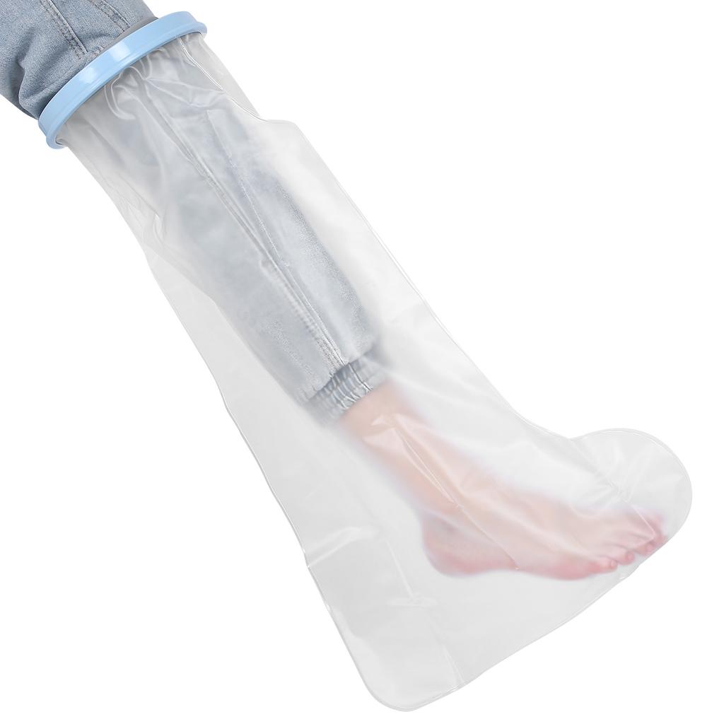 65cm Adult Foot Leg Cast Covers Waterproof Elastic Shower Cast Protector for Foot Leg Wounds