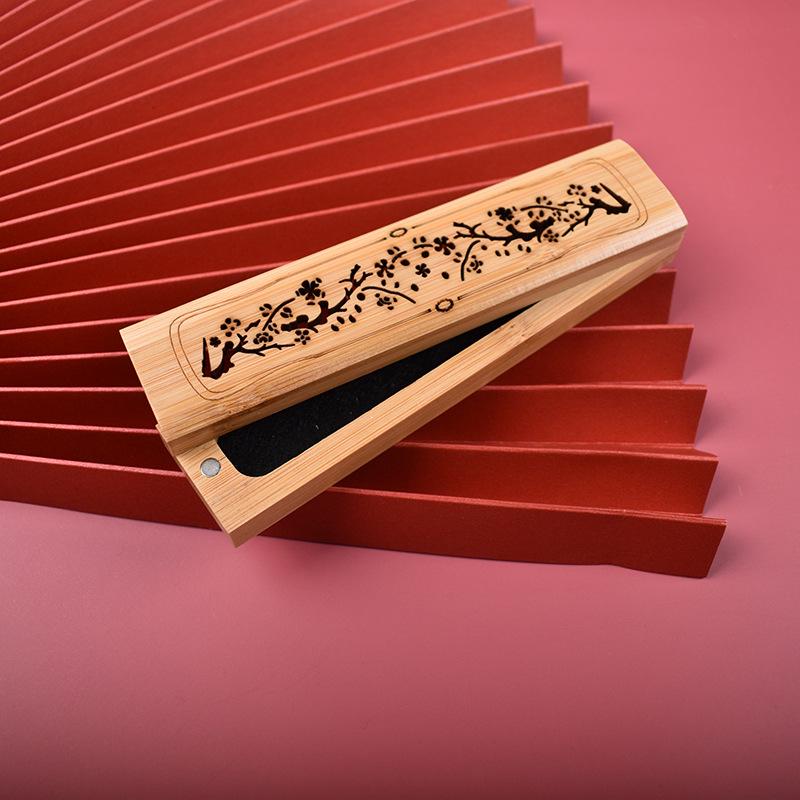 Portable Bamboo Incense Burner for Travel, Home, & Study - Holds Sandalwood & Agarwood, Short Style Design