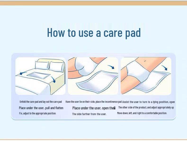 Thickened Disposable Adult Urine Pads for Elderly and Postpartum Women.