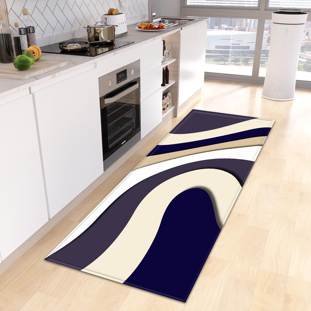 Moderne Küche Teppich Fußmatte Veranda Wohnzimmer Teppich Schlafzimmer Nachttisch Flur Boden rutschfeste Bodenmatte