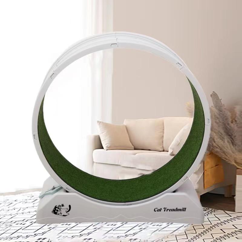Simple Roller Cat Treadmill Plastic Silent Cat Running Wheel Cat Climbing Frame Household Cat Scratching Board Pet Toys