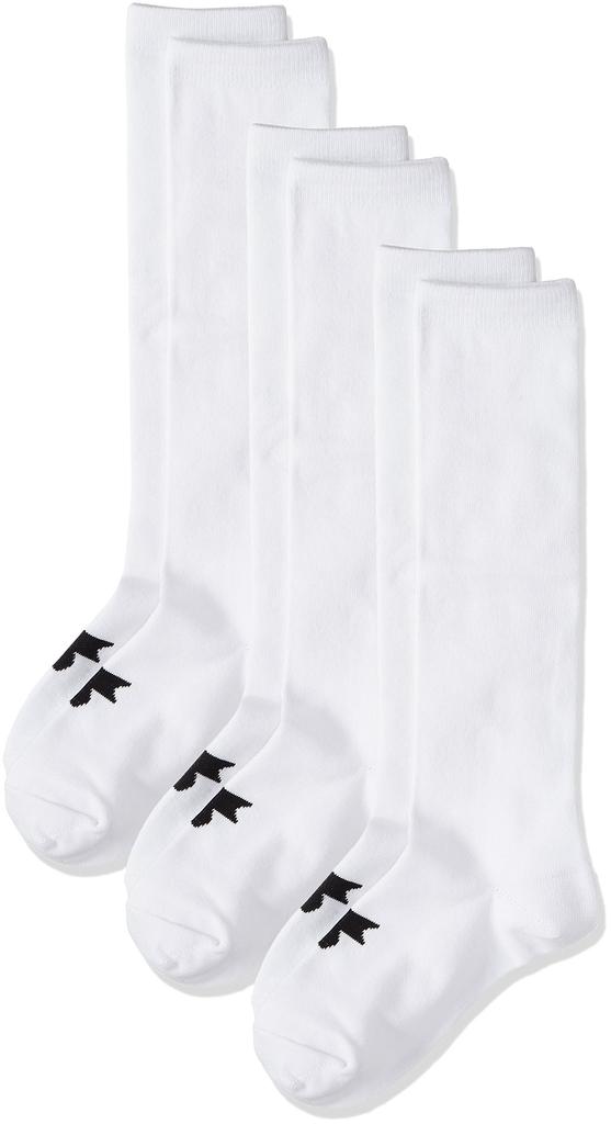 SSK Size White 3-Pair Socks, 10,