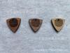 Custom Solid Wood Guitar Pick Necklace Pendant with Logo