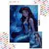 The Little Mermaid Ariel Diamond Painted Mosaic Art Painting Kit Handmade DIY Gift Home Decor