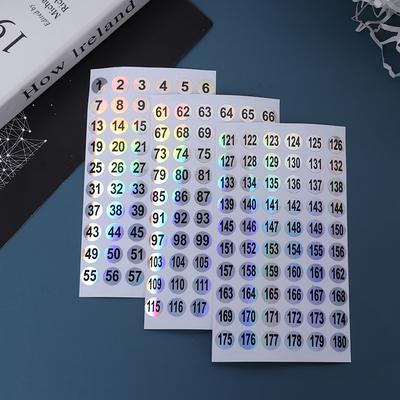 1 hárok Nail Art Manikúra Nálepka Šablóna Abeceda Čísla Písmená Štýl Špička Nálepka