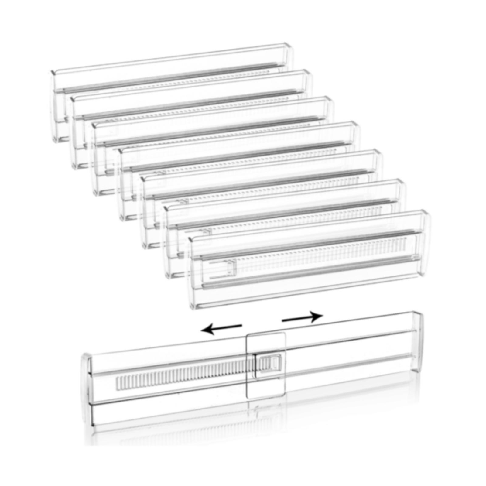 8Pcs Drawer Dividers Drawer Organizer Women Elegant Organization Expandable Dresser Separator for Restaurant Cafe Wardrobe чистый