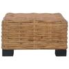 VidaXL Coffee Table 47x47x28 Cm Natural Rattan